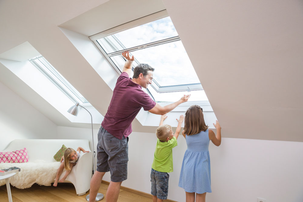 Dachfenster mit Insektenschutz Dachfenster mit Insektenschutz